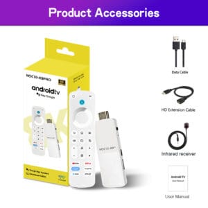 Smart TV Stick MX10 K9PRO Android 13 Dual-Band WiFi2.4G+5G BT5.0 Support Voice Control 2GB+16GB Chromecast TV Stick