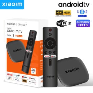 Factory Direct Sell Xiaomi Smart Box Tv Android 14 Wifi 6 2GB RAM 8GB ROM Set Top Box With Voice Remote