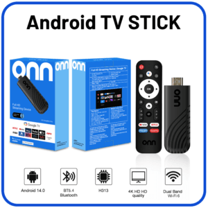 New Android13 Media Player Stick ONN Stick Allwinner H313 BT5.0 Smart Android TV Stick BT Voice Control